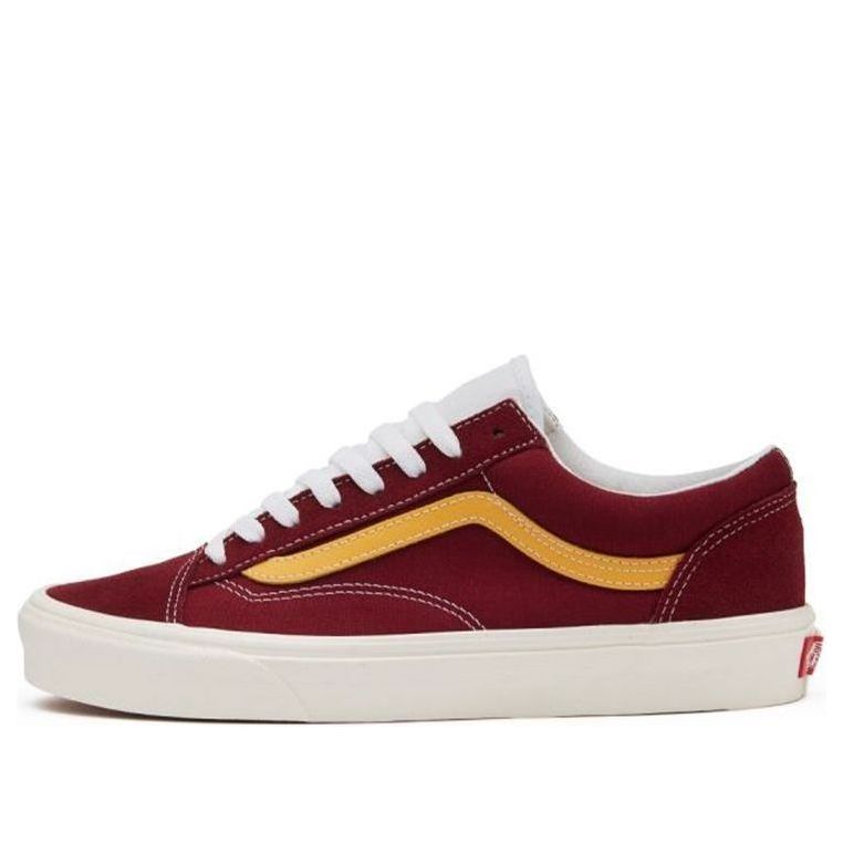Vans Unisex Style 36 Sneakers Red Wine Red