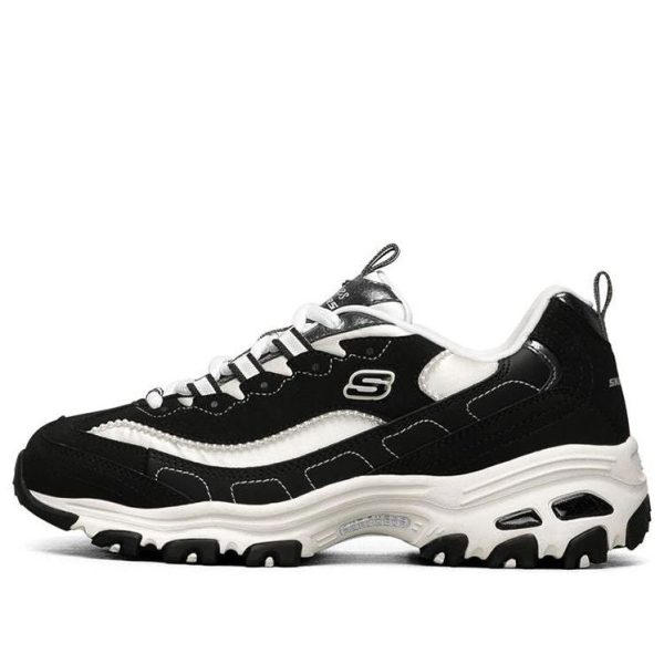 Skechers D Lites 1.0 Low Chunky Shoes Black