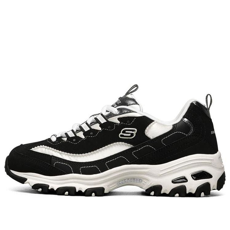 Skechers D Lites 1.0 Low Chunky Shoes Black