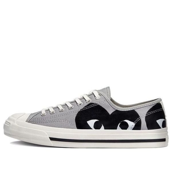 Converse x COMME des GARCONS PLAY Jack Purcell Drizzle Black