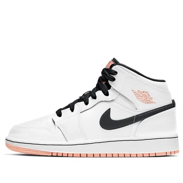 Air Jordan 1 Mid White Arctic Orange