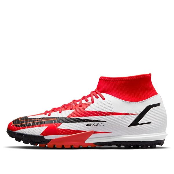 Nike Mercurial Superfly 8 Academy CR7 TF Turf Red Black White