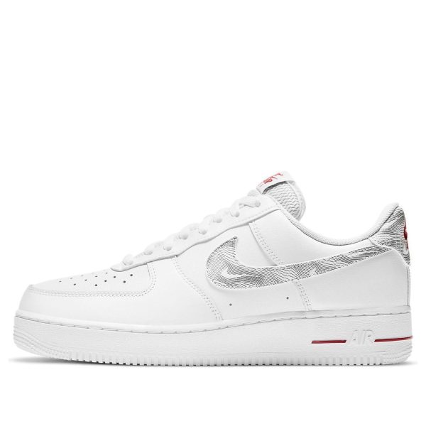 Nike Air Force 1 Low Topography Pack - White University Red