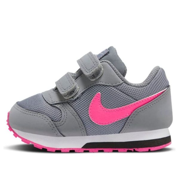 Nike MD 2 Low-Top Running Shoes Grey/Pink