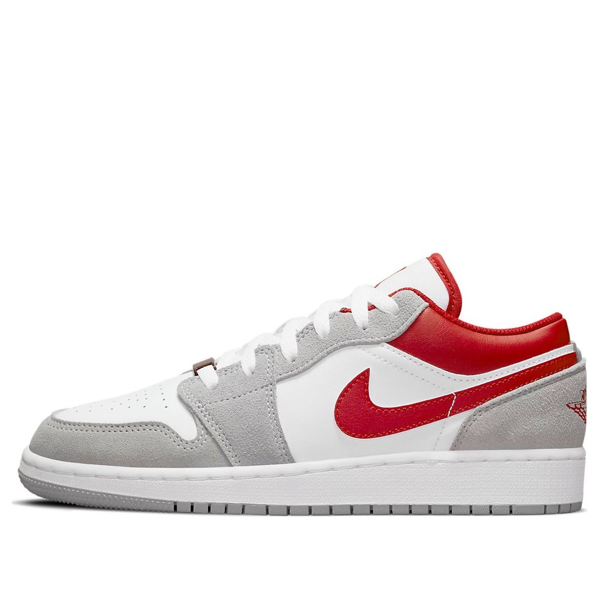 Air Jordan 1 Low SE Light Smoke Grey Gym Red