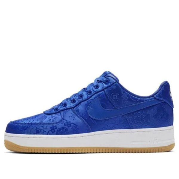 Nike x CLOT Air Force 1 PRM Royal Silk