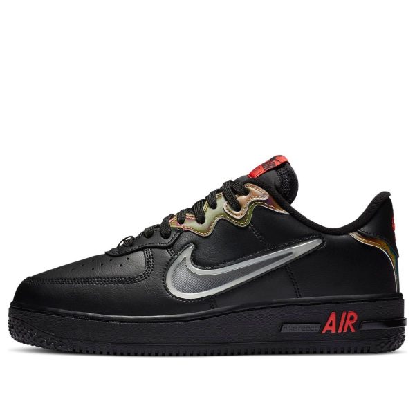 Nike Air Force 1 React Black Iridescent