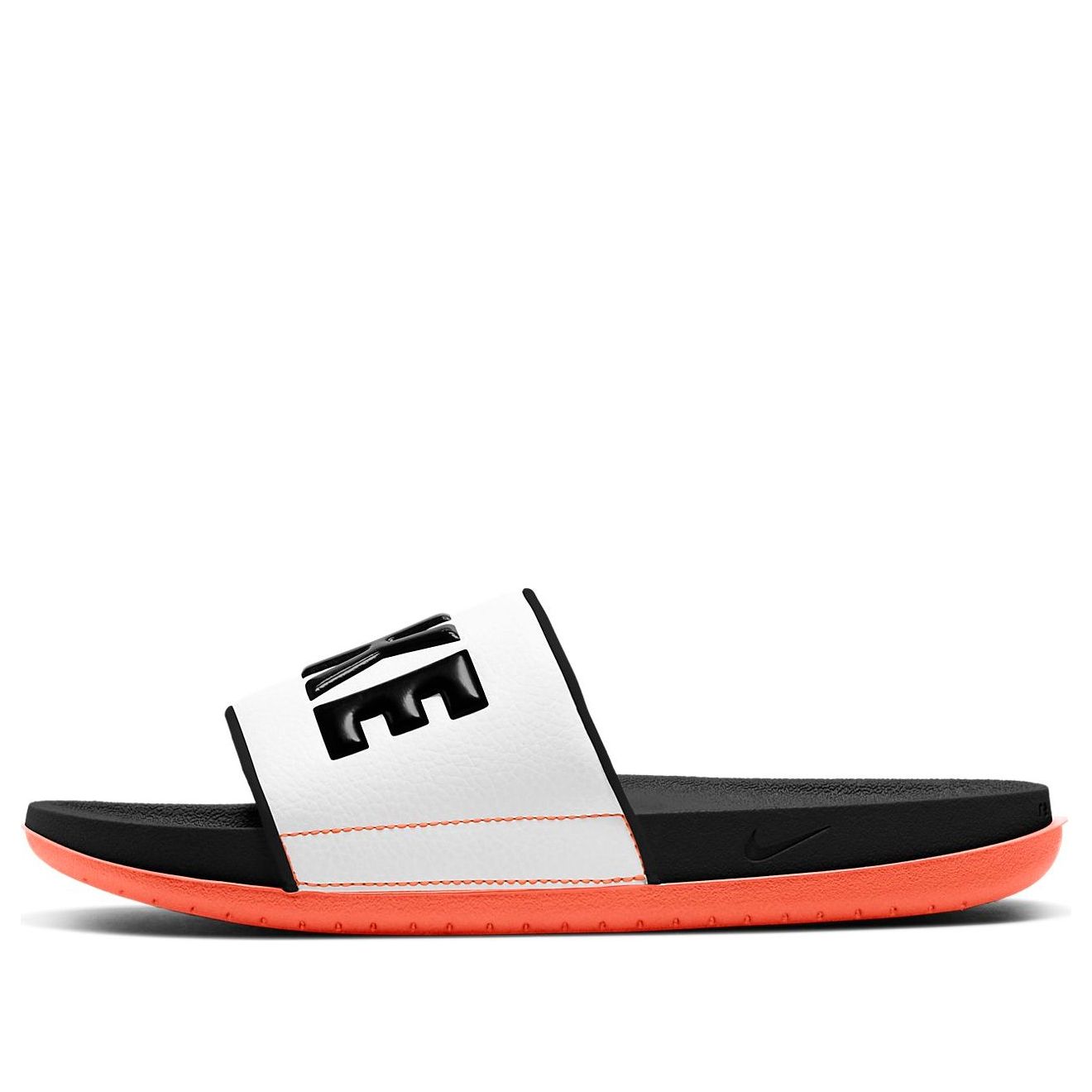 Nike Offcourt Slide White Turf Orange