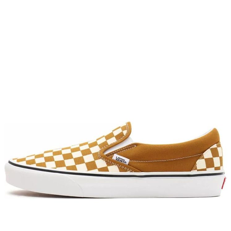 Vans Classic Slip-On Checkerboard - Golden Brown