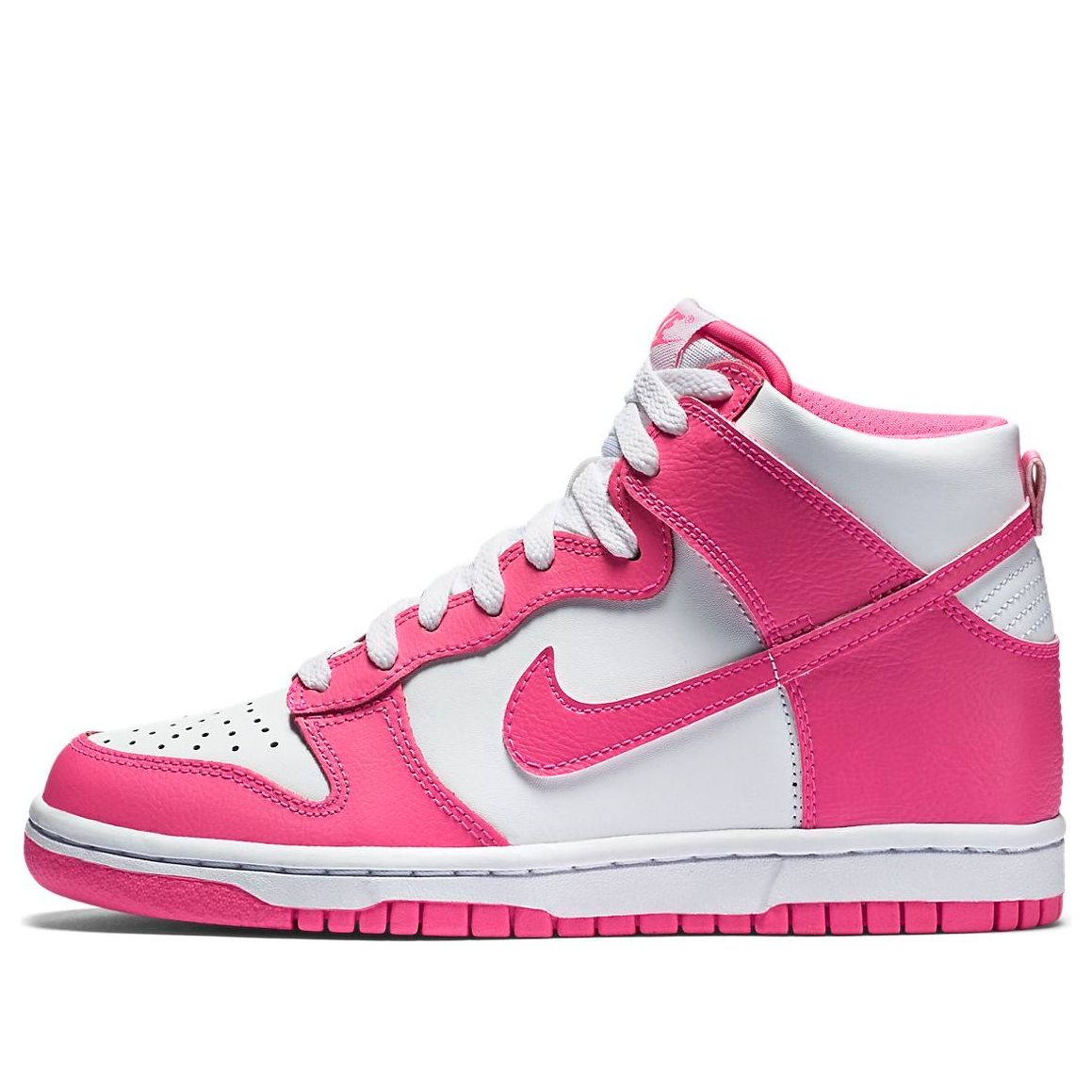 Nike Dunk high Skate shoes Pink Blue