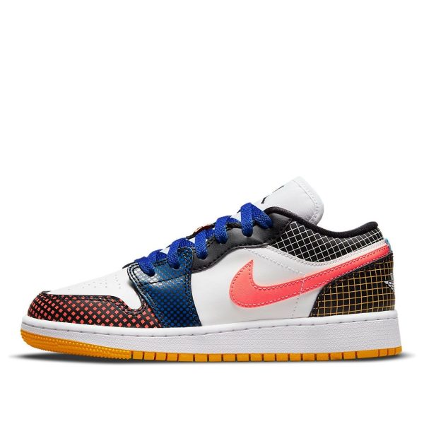 Air Jordan 1 Low MMD BG Multi Grid