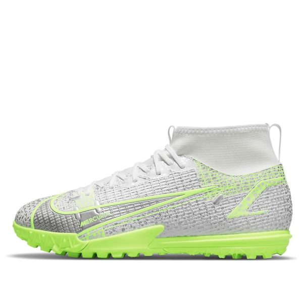 Nike Mercurial Superfly 8 Academy TF Metallic Silver Volt