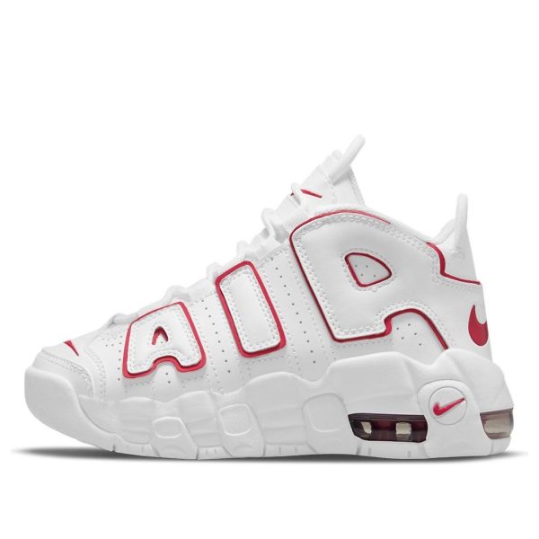 Nike Air More Uptempo White Varsity Red 2021