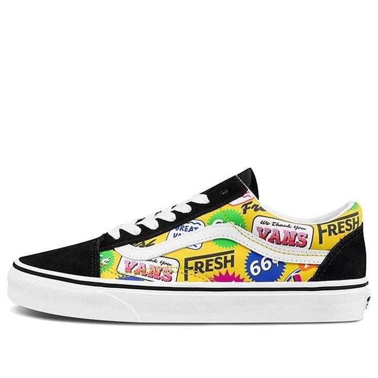 Vans Old Skool Colored Letters Multicolor Multi-Color