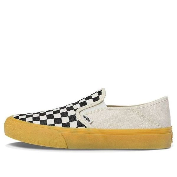 Vans Slip-on Casual Low Tops Skateboarding Shoes Unisex Black White