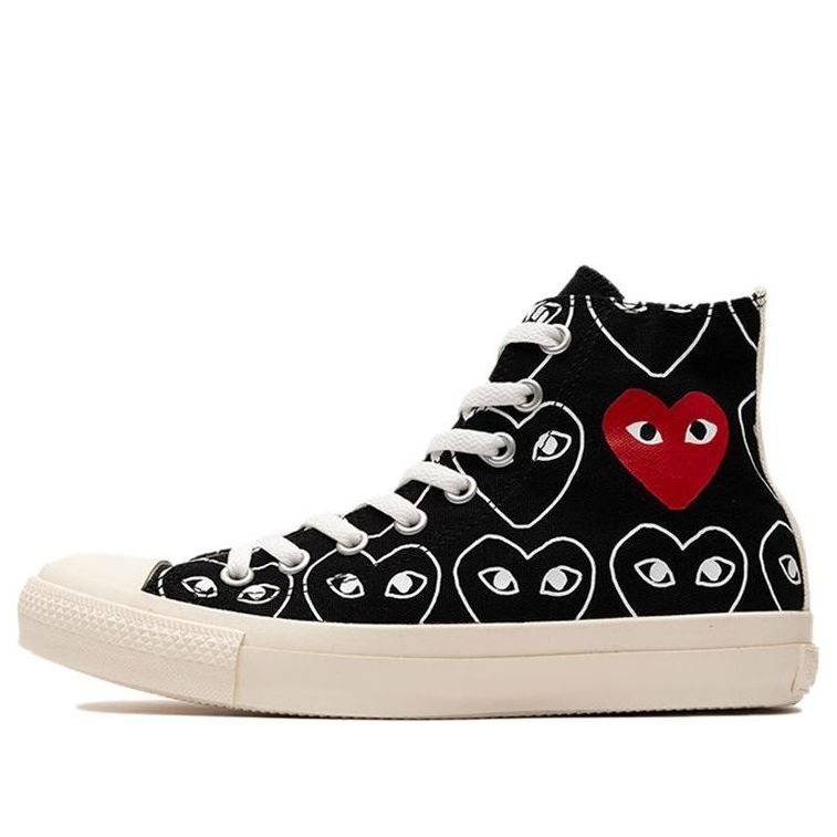 Converse x CDG Chuck Taylor All StarMulti-Heart Black White