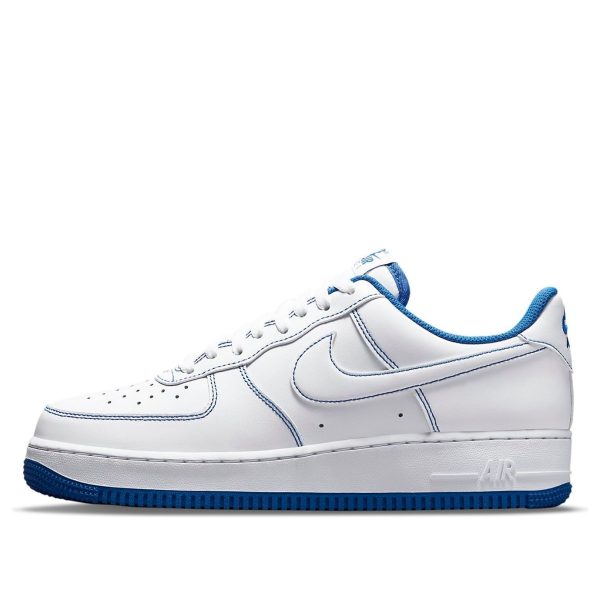 Nike Air Force 1 07 Contrast Stitch - White Game Royal