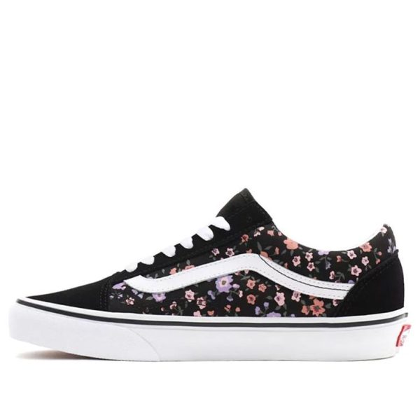 main-square_39771787-9337-46e8-a784-9c49419ffef8.jpg Vans Floral Old Skool Printing Non-Slip Wear-resistant Low Tops Casual Skateboarding Shoes Unisex Black