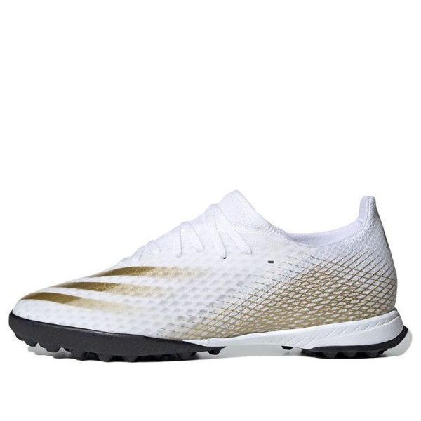 adidas X Ghosted.3 TF White Metallic Gold Melange