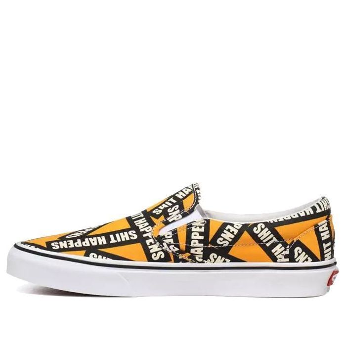 Vans Shit Happens Classic Slip-On Orange