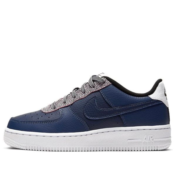 Nike Air Force 1 LV8 4 Pebble Print - Midnight Navy