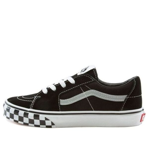 Vans SK8-Low Reflective Sidestripe Black White Grey