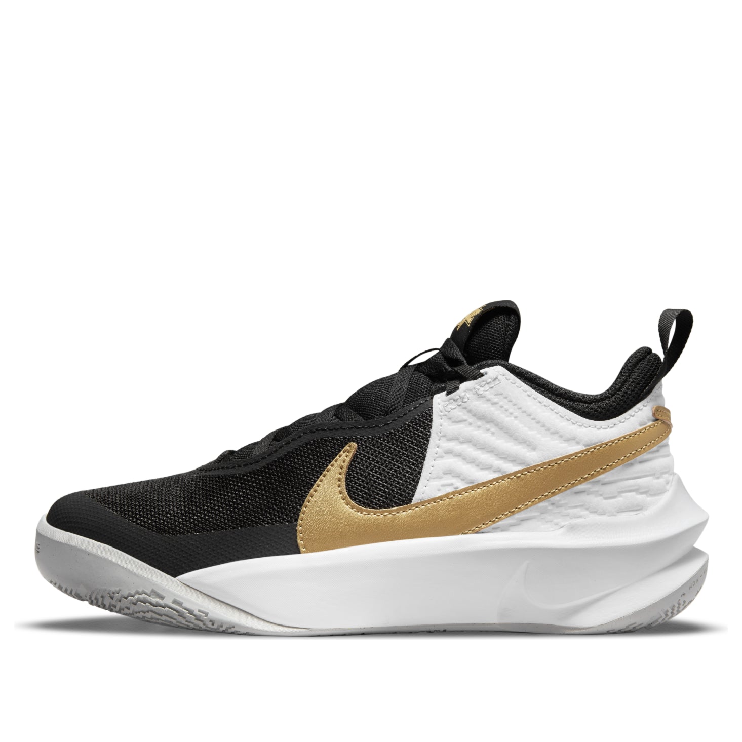 Nike Team Hustle D10 Black Metallic Gold