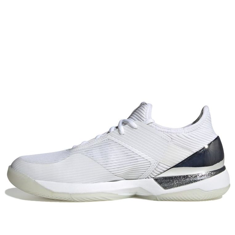 adidas Ubersonic 3 Hard Court White Silver