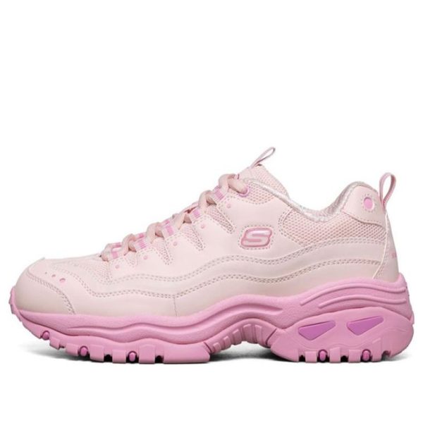 Skechers Energy Daddy Shoes Pink/Red