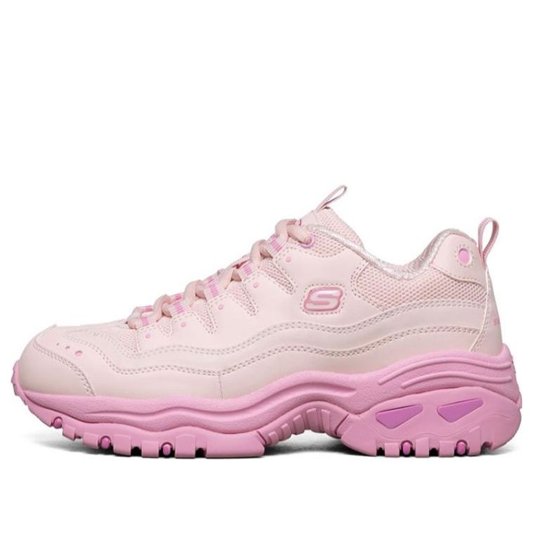 Skechers Energy Daddy Shoes Pink/Red