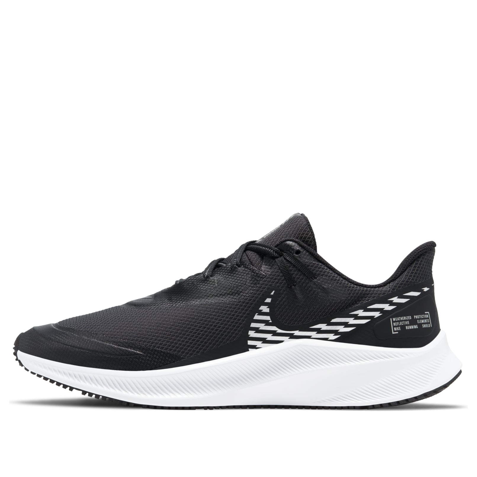 Nike Quest 3 Shield Black Metallic Silver