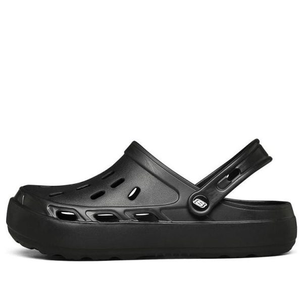 Skechers Swifters Minimalistic Cozy Sports Slippers Pure Black