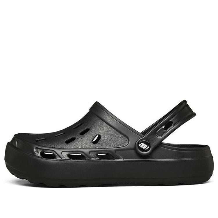 Skechers Swifters Minimalistic Cozy Sports Slippers Pure Black