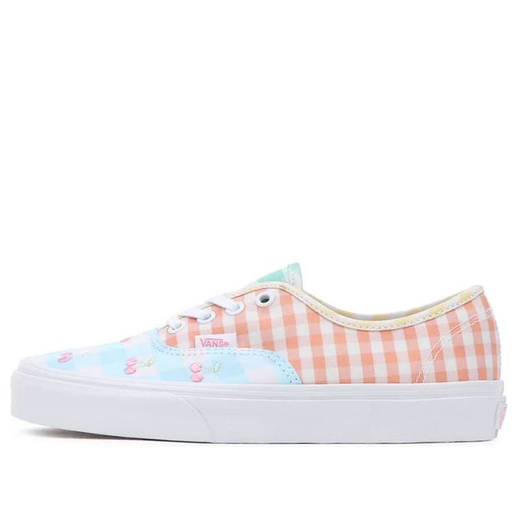 Vans Authentic Gingham Block Blue Pink Yellow