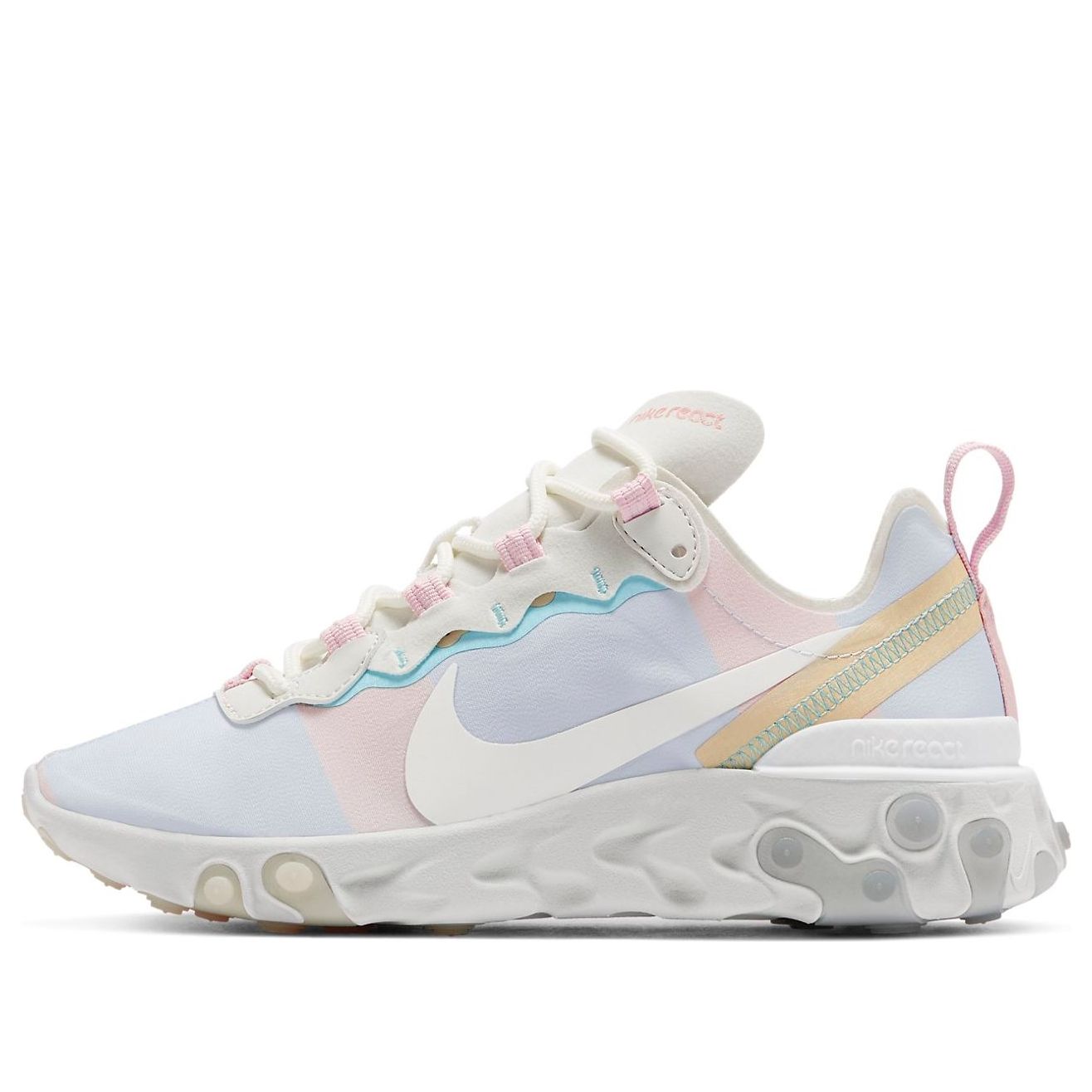 Nike React Element 55 Light Blue Pink