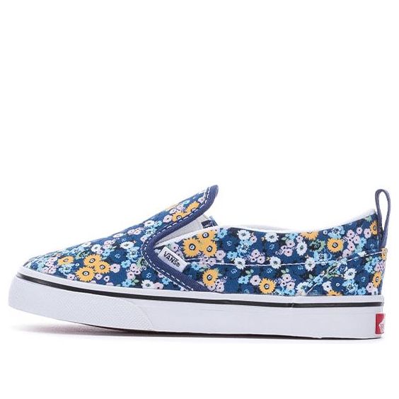 Vans Slip-On Low Tops Casual Skateboarding Shoes Blue Yellow