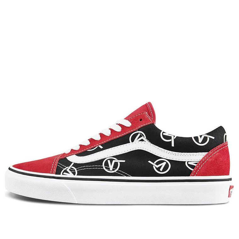 Vans Old Skool Vlogo Black Red