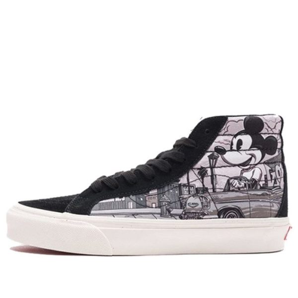 Vans SK8-Hi Disney x Mr Cartoon Black White