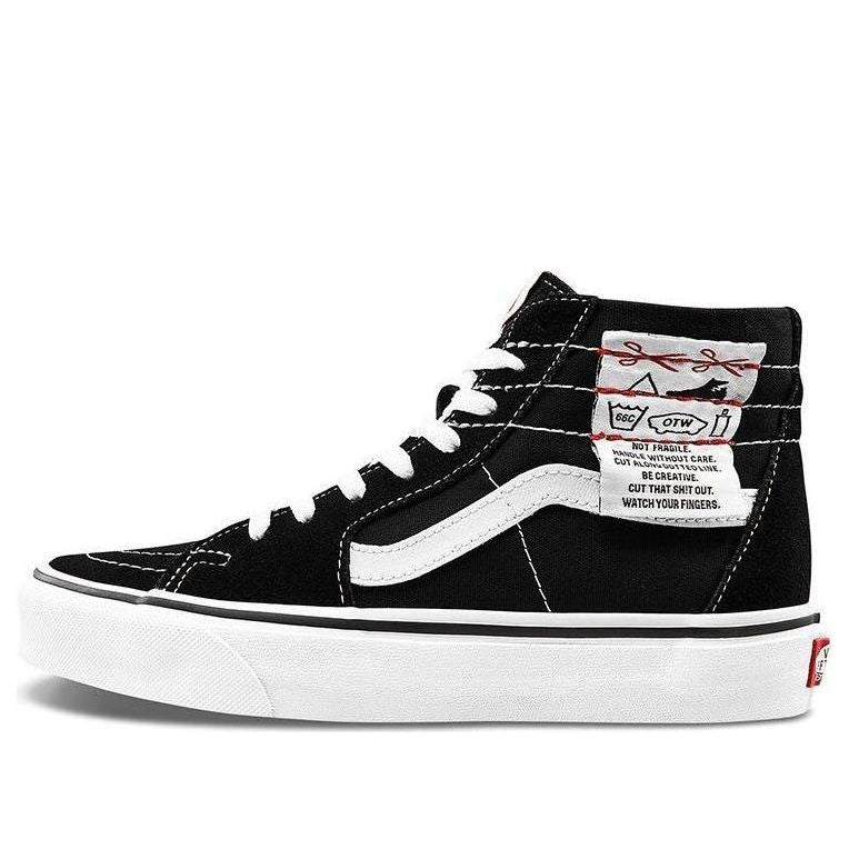Vans Ua SK8-HI Tapered High Top Casual Canvas Skate Shoes Unisex DIY Black