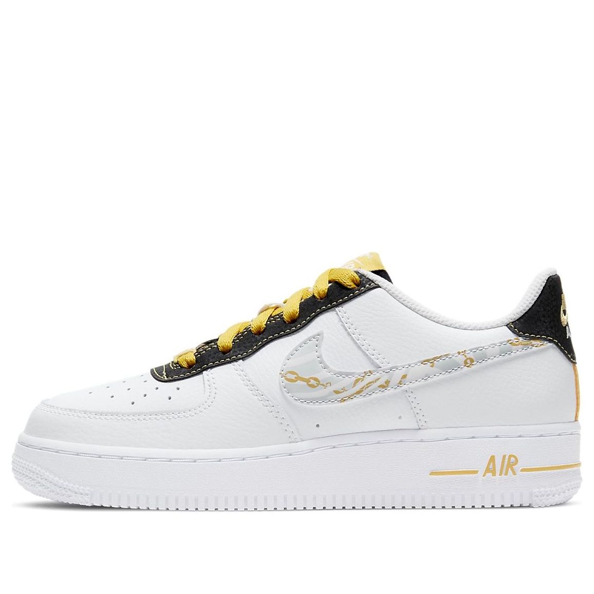 Nike Air Force 1 07 LV8 Gold Links Zebra Print