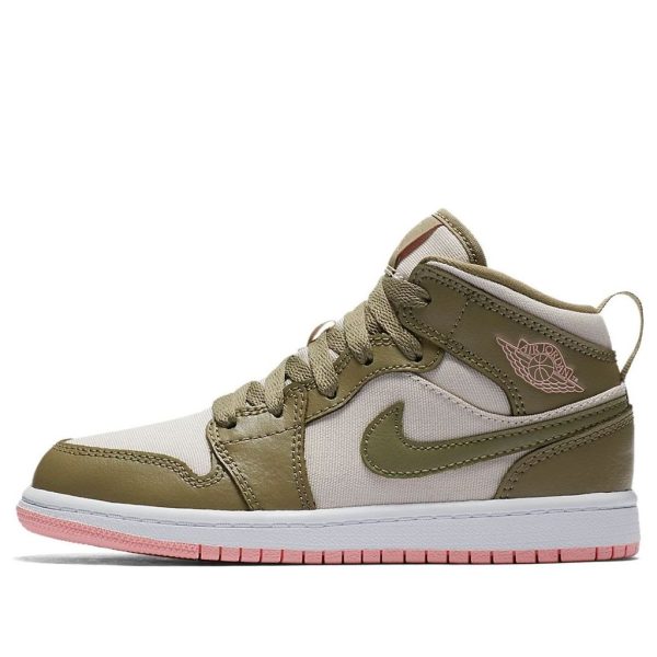 Air Jordan 1 Mid Trooper Bleached Coral