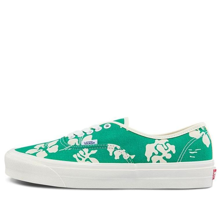 Vans Authentic 44 DX Low Tops Casual Skateboarding Shoes Green Printing Unisex