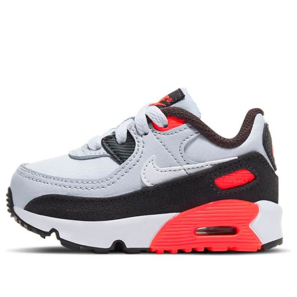Nike Air Max 90 Running Shoes Grey/Red/Black