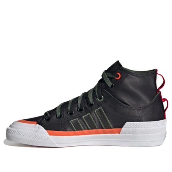 adidas Nizza Hi DL Black Green Oxide