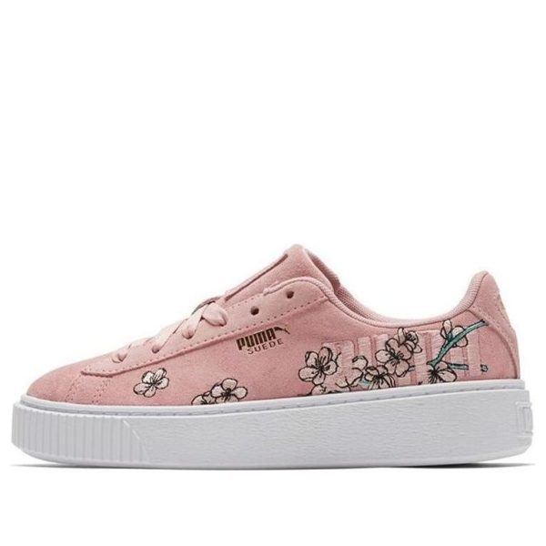 PUMA Platform Floral Pink Blue