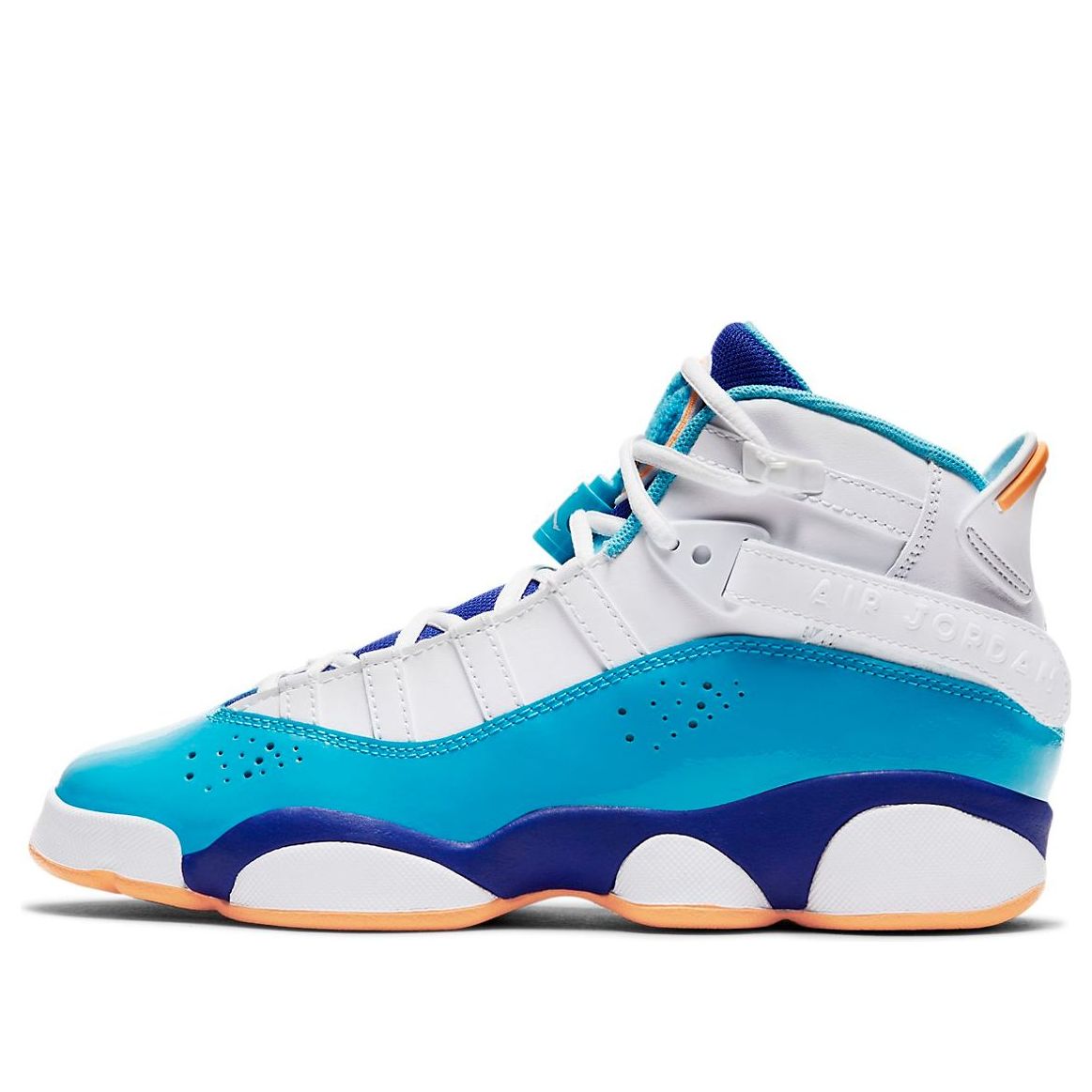 Air Jordan 6 Rings White Blue Orange