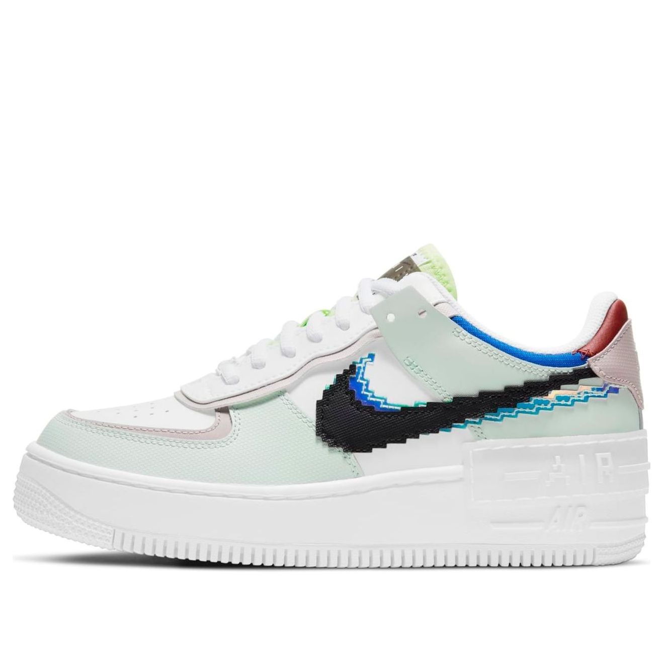 Nike Air Force 1 Shadow SE Pixel Swoosh - Barely Green