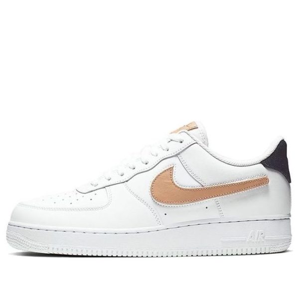 Nike Air Force 1 Low 07 LV8 Removable Swoosh - White Vachetta Tan