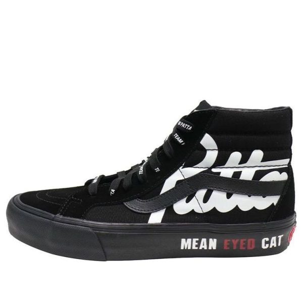 Vans Patta x Vault SK8-HI Reissue VLT LX Mean Eyed Cat - Black
