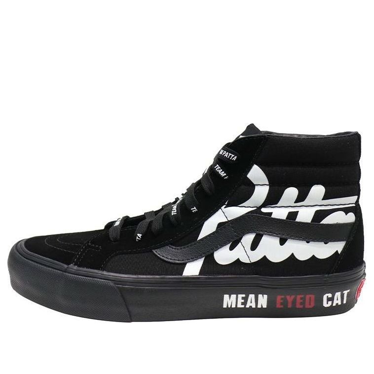 Vans Patta x Vault SK8-HI Reissue VLT LX Mean Eyed Cat - Black